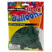 Wholesale - 10ct HELIUM QUALITY HUNTER GREEN PARTY BALLOONS C/P 48, UPC: 840929054407